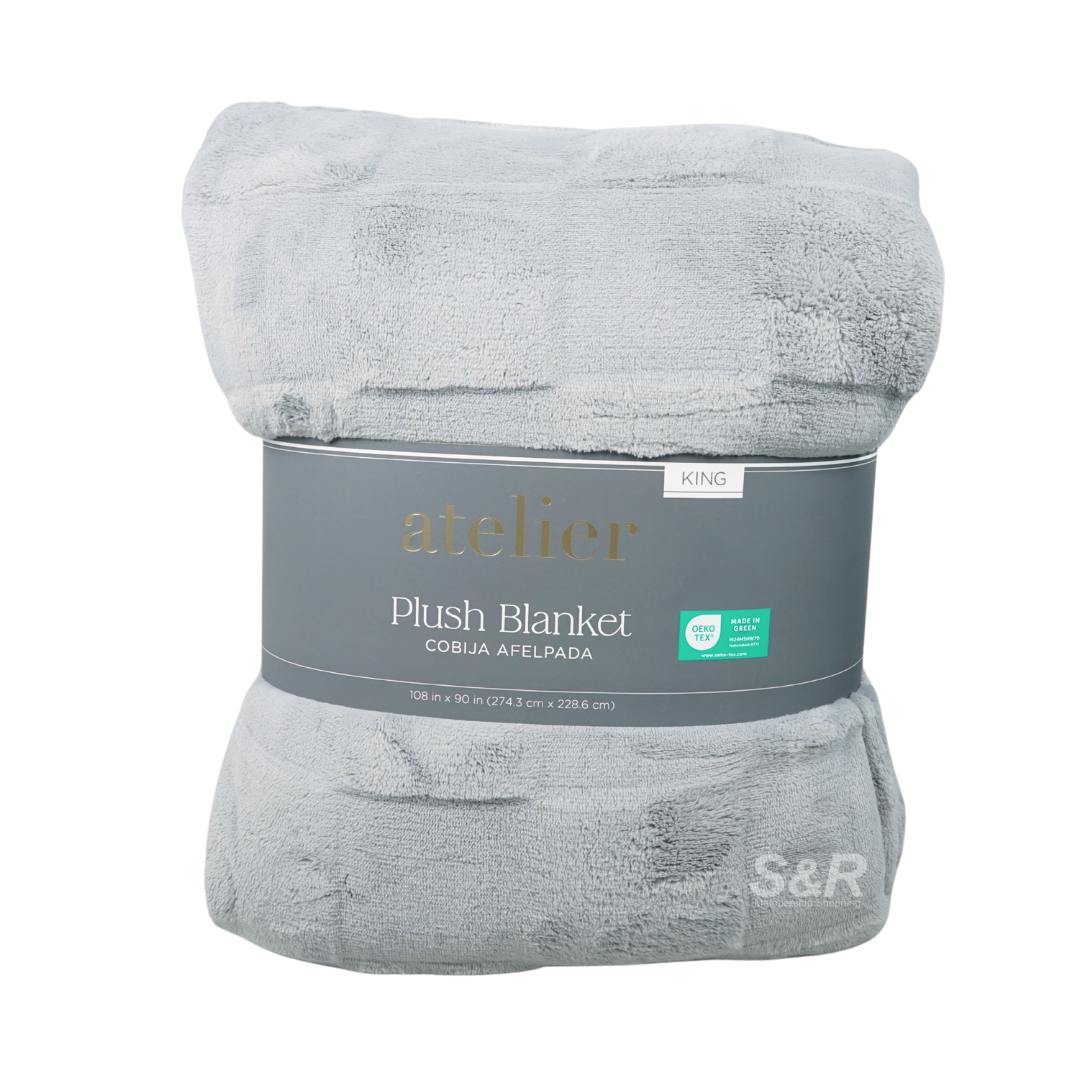 Atelier Plush Blanket Heather King 108in x 90in